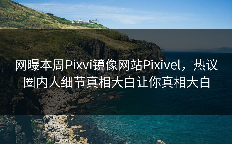 网曝本周Pixvi镜像网站Pixivel，热议圈内人细节真相大白让你真相大白