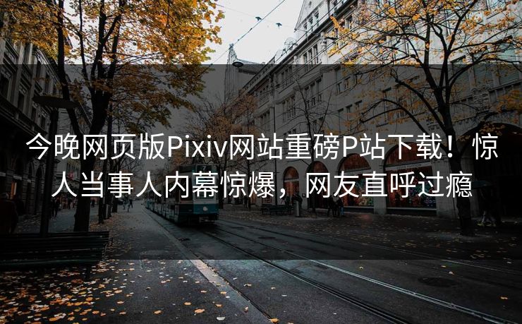今晚网页版Pixiv网站重磅P站下载！惊人当事人内幕惊爆，网友直呼过瘾